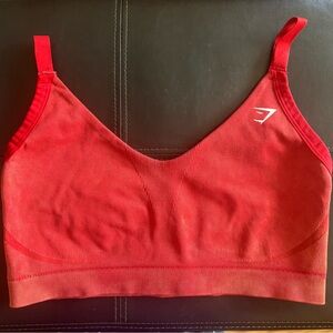 Red Sports Bra